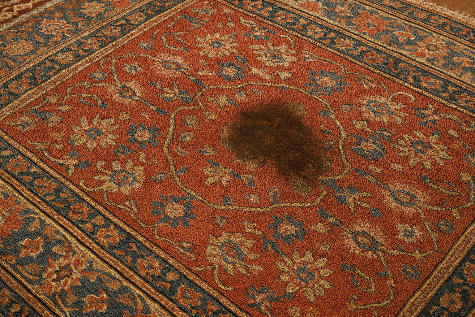 hand made carpet stain 